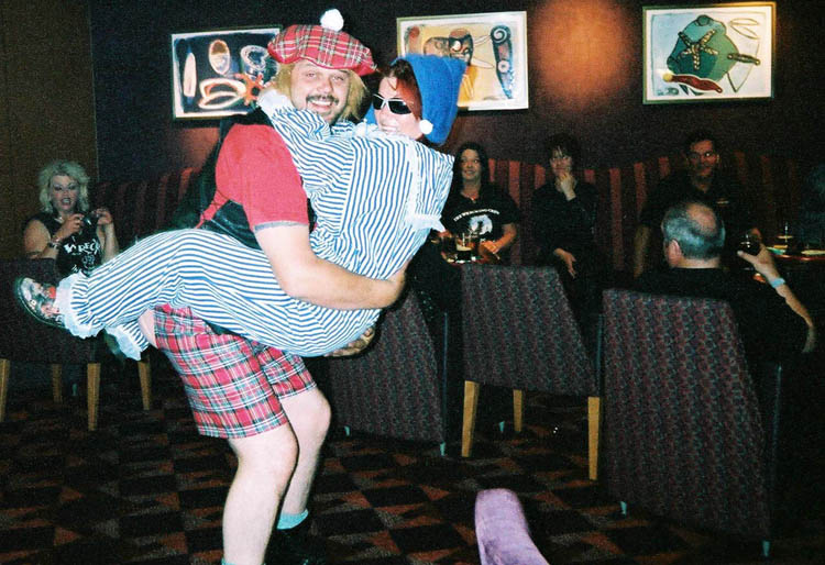 FUN ON THE FERRY TO BREDA 2003
